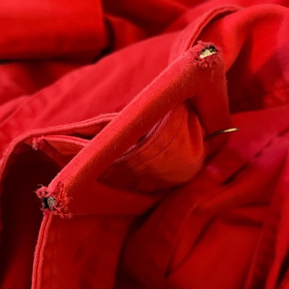 Derek Lam Red Utility Dress, Sz 38, US 8, M - Picture 12 of 14